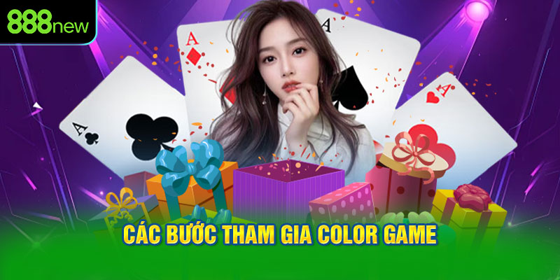 Các bước tham gia Color Game
