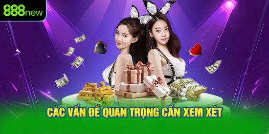 Các vấn đề quan trọng cần xem xét khi đăng nhập 888NEW